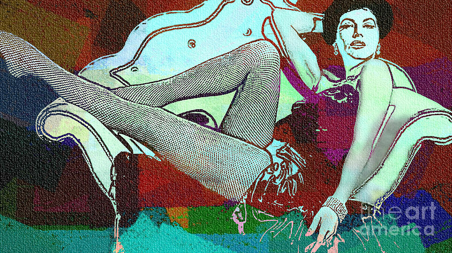 Ava Gardner - Pop Art Painting by Ian Gledhill