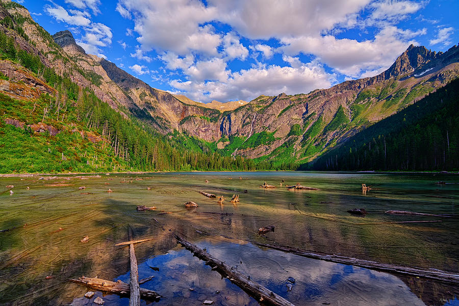 Avalanche Lake Photograph by Greg Norrell