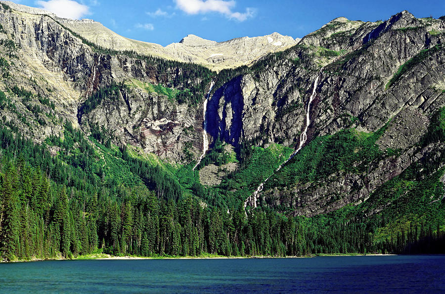 Avalanche Lake Photograph by Sally Weigand