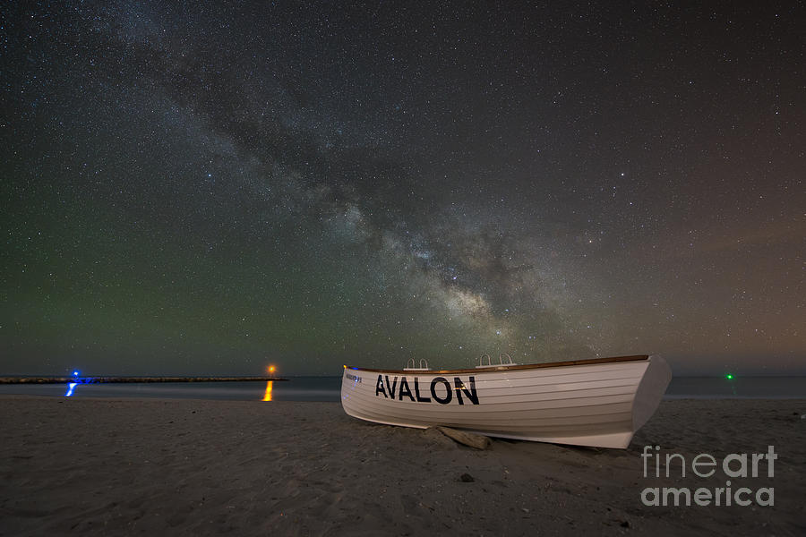 Nature Photograph - Avalon At Night  by Michael Ver Sprill
