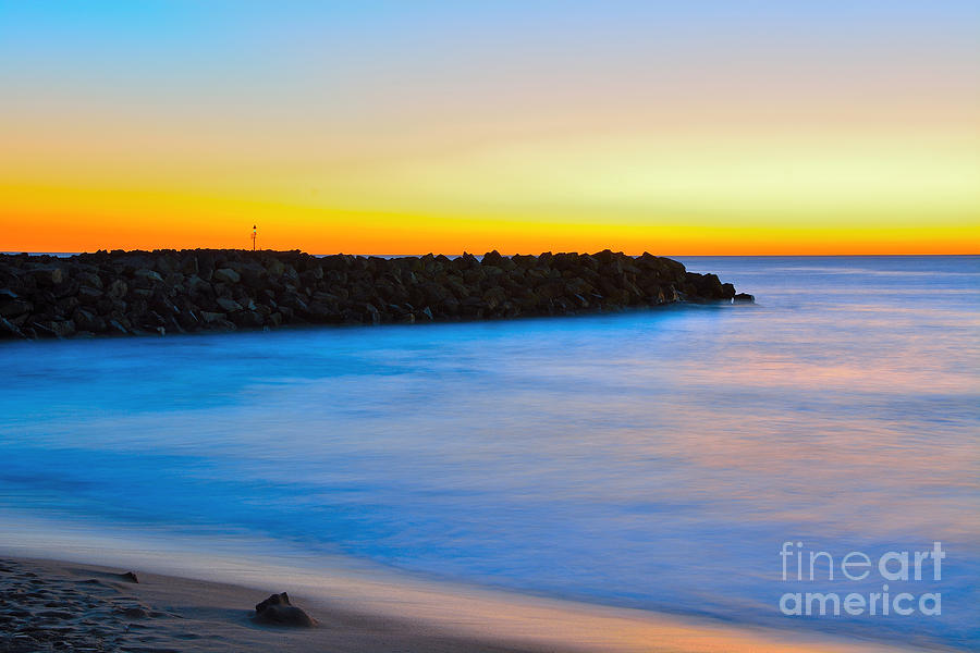 Sunset Photograph - Avalon Beach Sunset by Dennis Wat