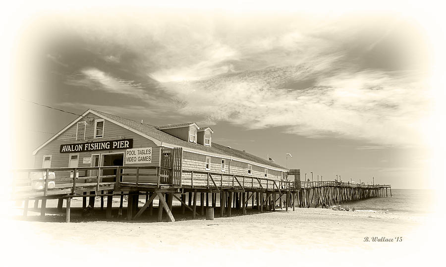 Avalon Fishing Pier - Scenic Photograph by Brian Wallace