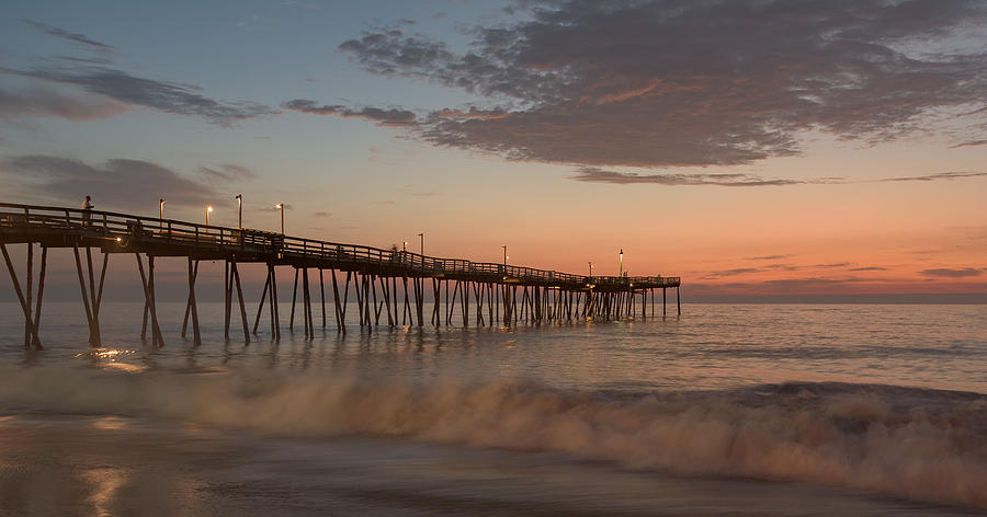 Avalon Fishing Pier Sunrise Photograph by Sharon Brisken - Fine Art America