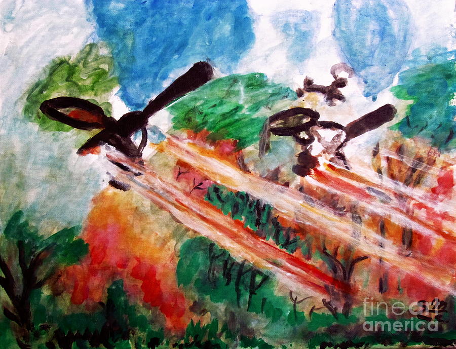 Avatar 4 War Against Humans Painting by Stanley Morganstein