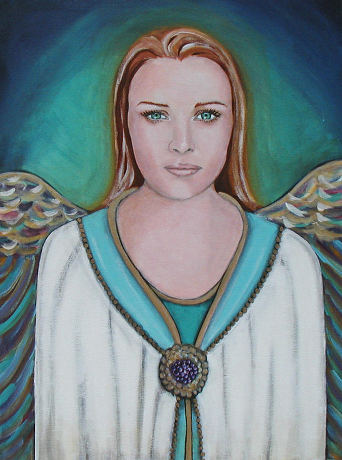 Avenging Angel Painting by Christy Sobolewski - Pixels