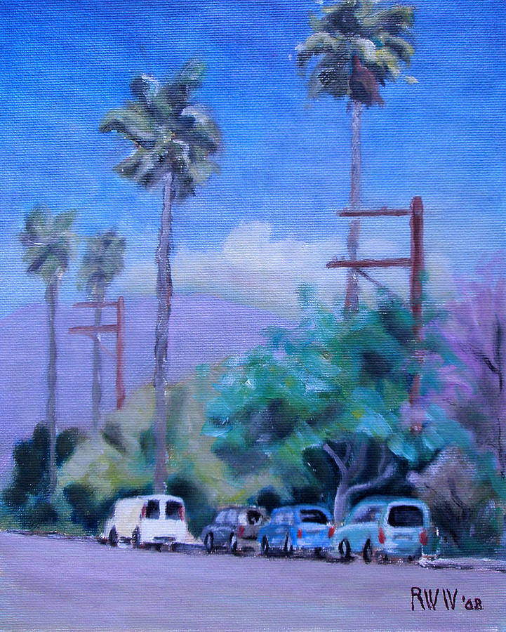 Avenue 26 looking north Painting by Richard  Willson