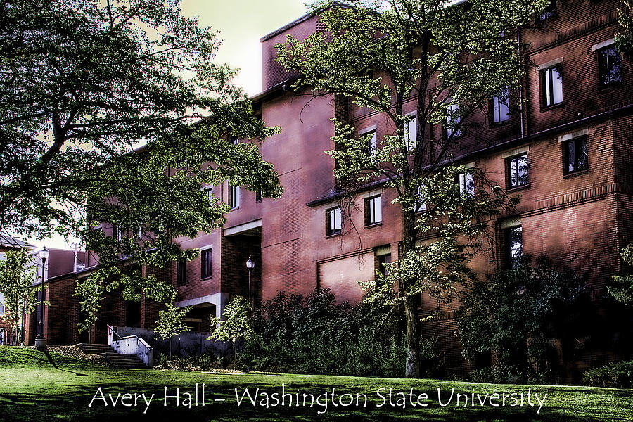 Avery Hall with Name Photograph by David Patterson