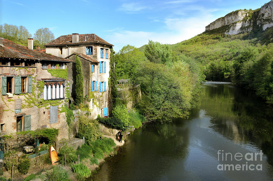 Aveyron river in Saint-Antonin-Noble-Val Photograph by RicardMN Photography