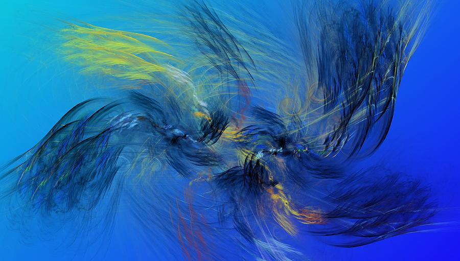 Avian Dreams 4 - Mating Rituals  Digital Art by David Lane