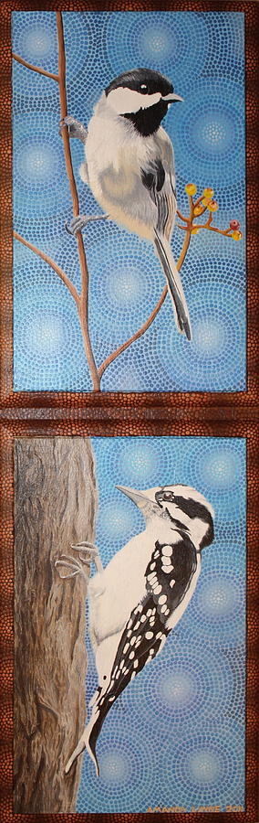 Avian Duet Painting by Amanda  Lynne