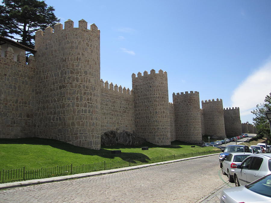 Avila Ancient Castle Wall IV Spain Photograph by John Shiron