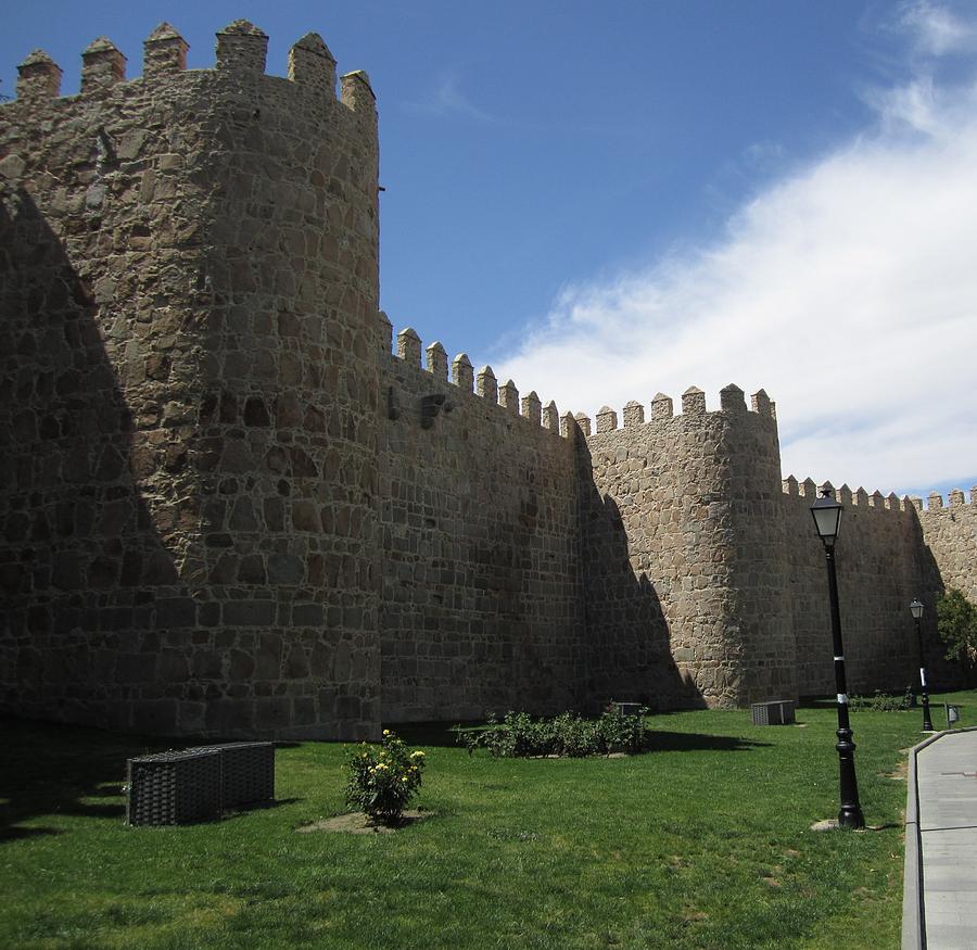 Avila Ancient Castle Wall Spain Photograph by John Shiron