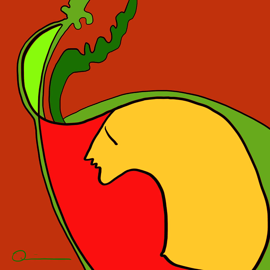 Avocado Digital Art by Jeffrey Quiros