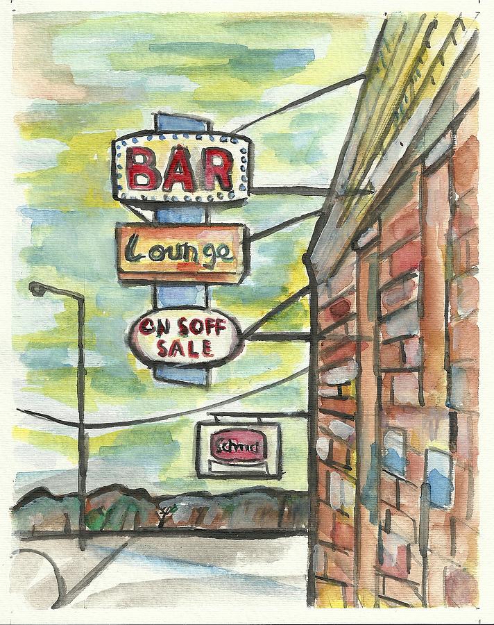 Avoca Bar Painting by Matt Gaudian