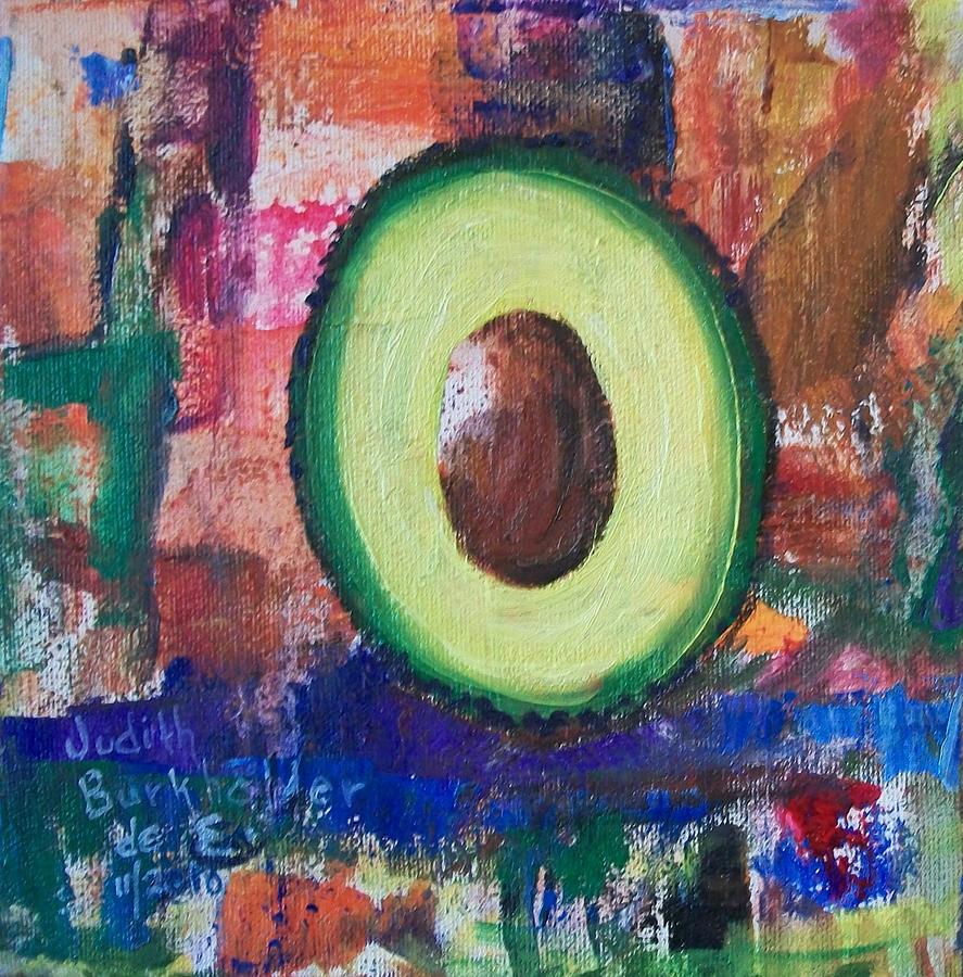 Avocado 2 - GIFTED Painting by Judith Espinoza