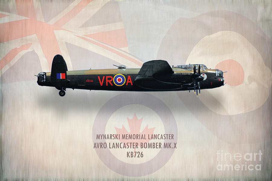 Avro Lancaster Mk.X KB726 Digital Art by Airpower Art
