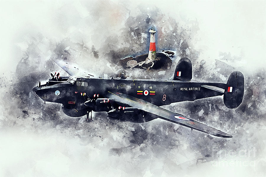 Avro Shackleton AEW2 Painting Digital Art by Airpower Art