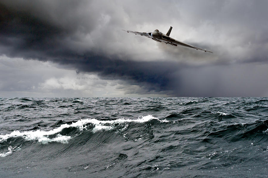 Avro Vulcan Black Buck One Atlantic attack run Photograph by Gary Eason