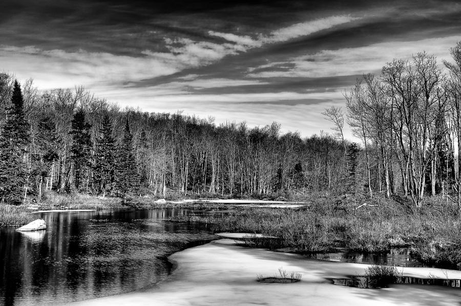 Awaiting Spring at the Creek Photograph by David Patterson