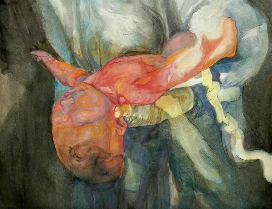 Baby Painting - Awaken by Rhiannon Sweet