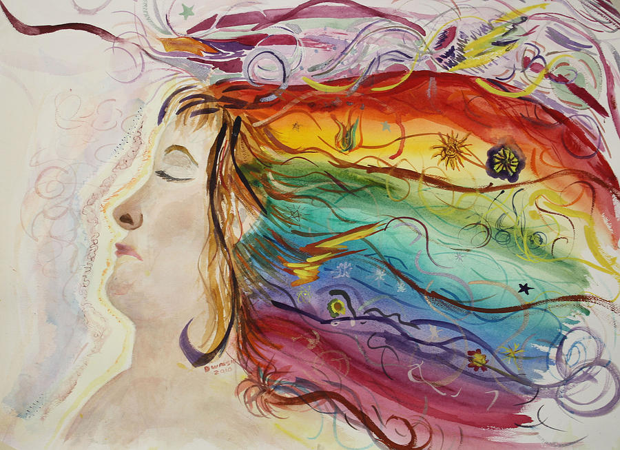 Awakening Consciousness Painting by Donna Walsh