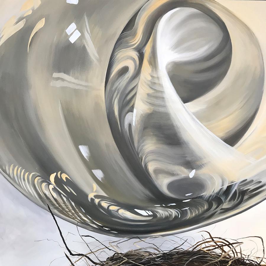 Nest Painting - Awakening by Lindsey Jaeger Nest Painting - Awakening by Lindsey Jaeger