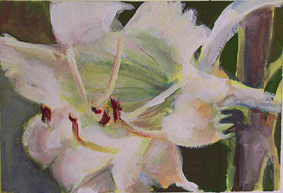 Floral Painting - Awakenings by Marty Smith Floral Painting - Awakenings by Marty Smith