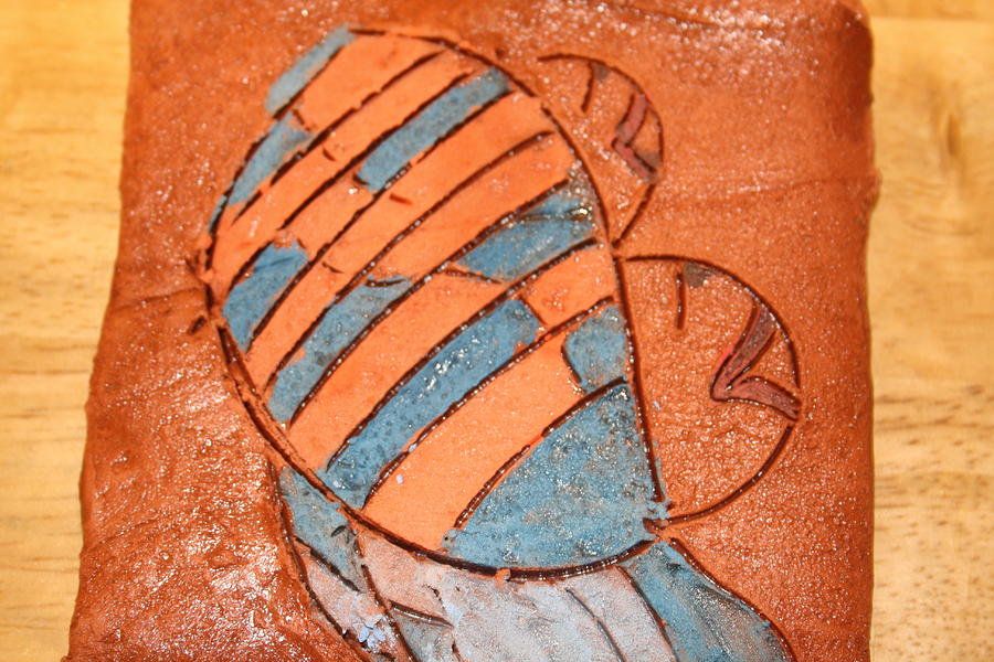 Aweese - Tile Ceramic Art by Gloria Ssali