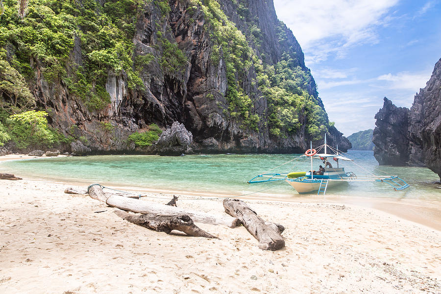 Awesome beach in the stunning Bacuit archipelago in El Nido  Photograph by Didier Marti