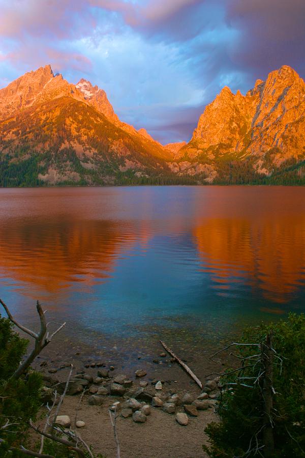 Awesome Early Morning Quiet in the Tetons Photograph by Polly Castor