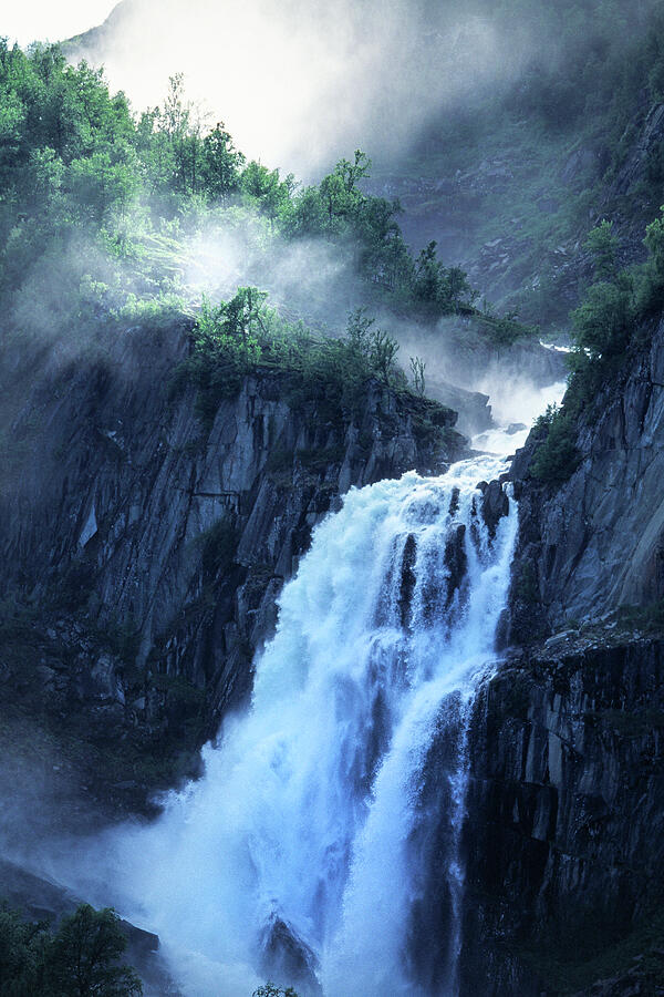 Stunning Waterfall Photograph by Kim Lessel