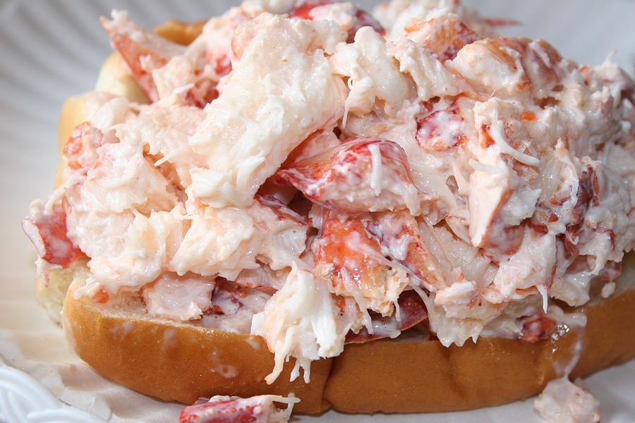 Awesome Maine Lobster Roll Photograph by Polly Castor