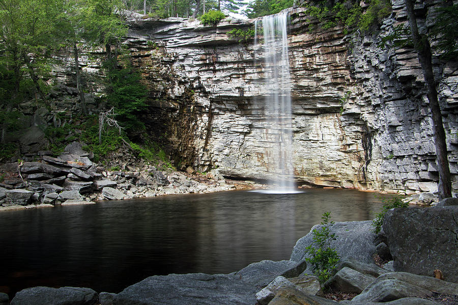 Awosting Falls in July II Photograph by Jeff Severson