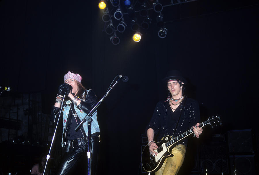Axl Rose Photograph - Axl Rose and Izzy Stradlin by Rich Fuscia