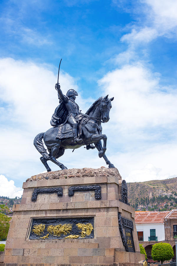 Ayacucho Plaza Statue Photograph by Jess Kraft