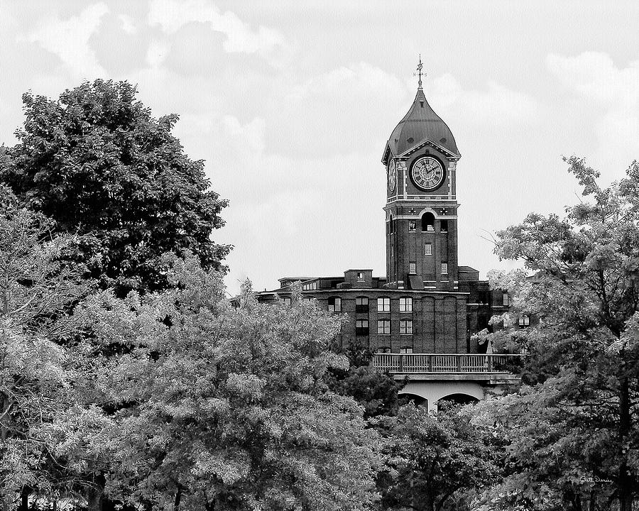 Landscape Photograph - Ayer Mill Clock Tower, Lawrence, MA by Betty Denise