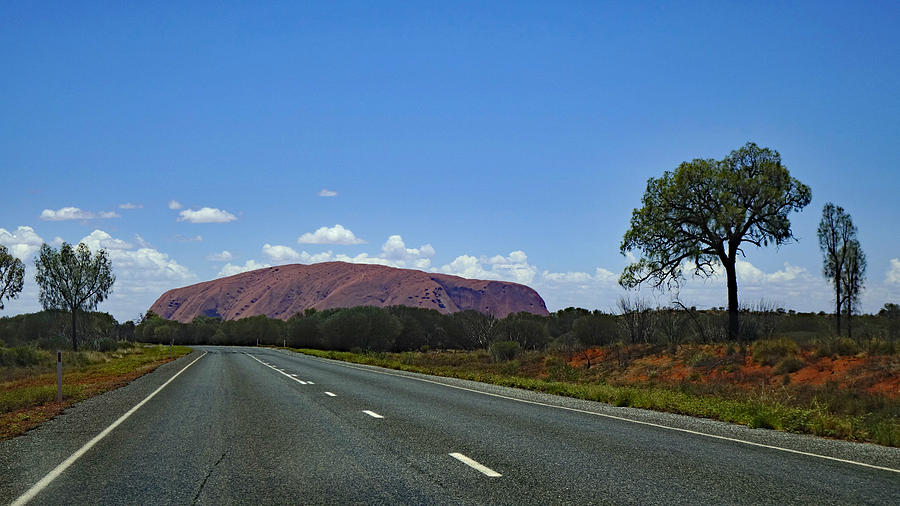 Ayers Rock Road Australian Outback Photograph by Lawrence S Richardson Jr