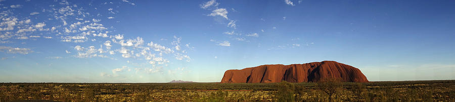 Ayers Rock Uluru Panorama Photograph by Lawrence S Richardson Jr