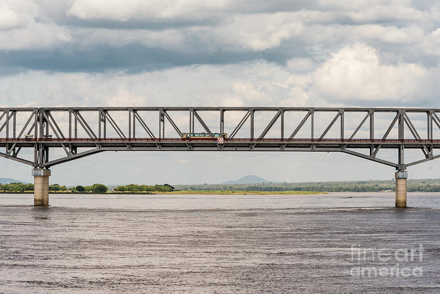 Ayeyawady Bridge at Pakokku Photograph by Werner Padarin