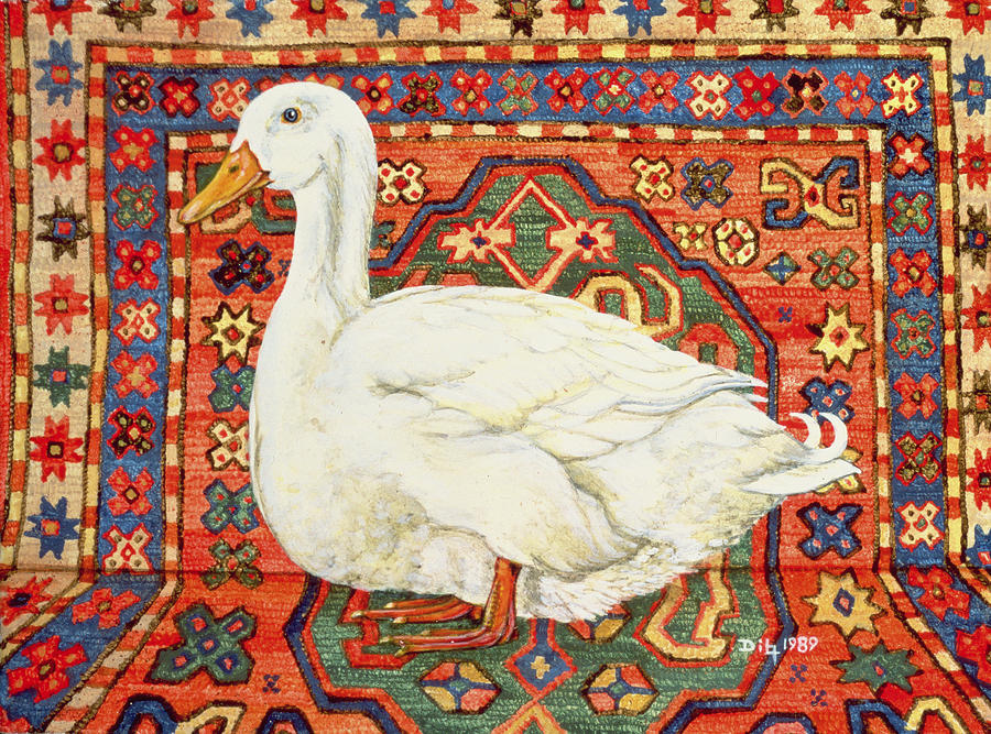 Duck Painting - Aylesbury Carpet Drake by Ditz