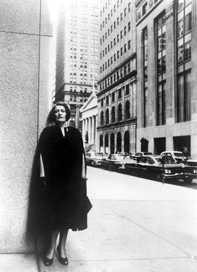 Ayn Rand Author Of Capitalism The Photograph by Everett