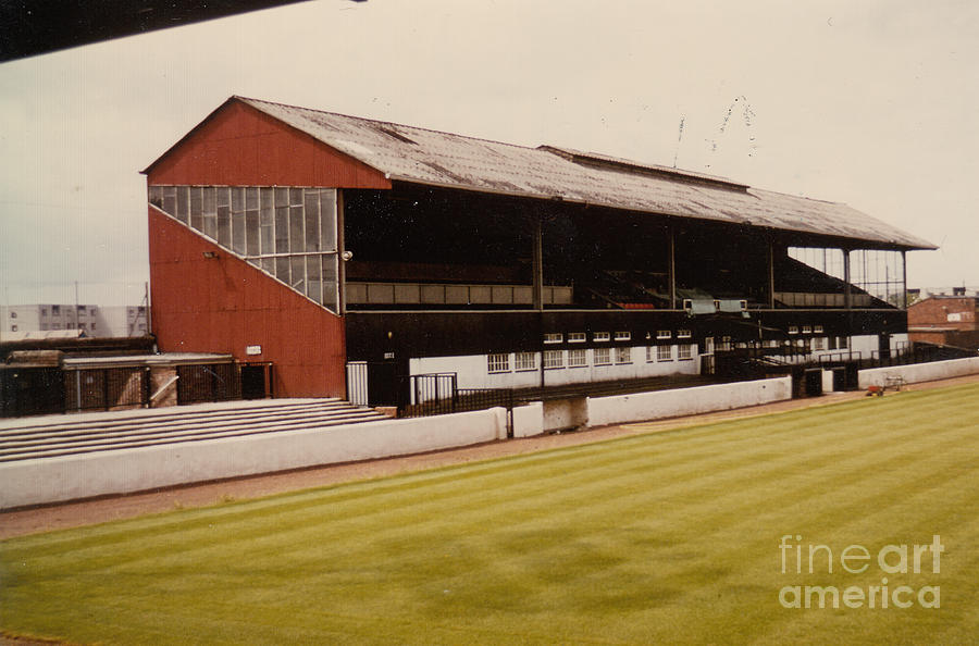 Ayr United - Somerset Park - Main Stand 1 - Leitch -June 1983 Photograph by Legendary Football Grounds