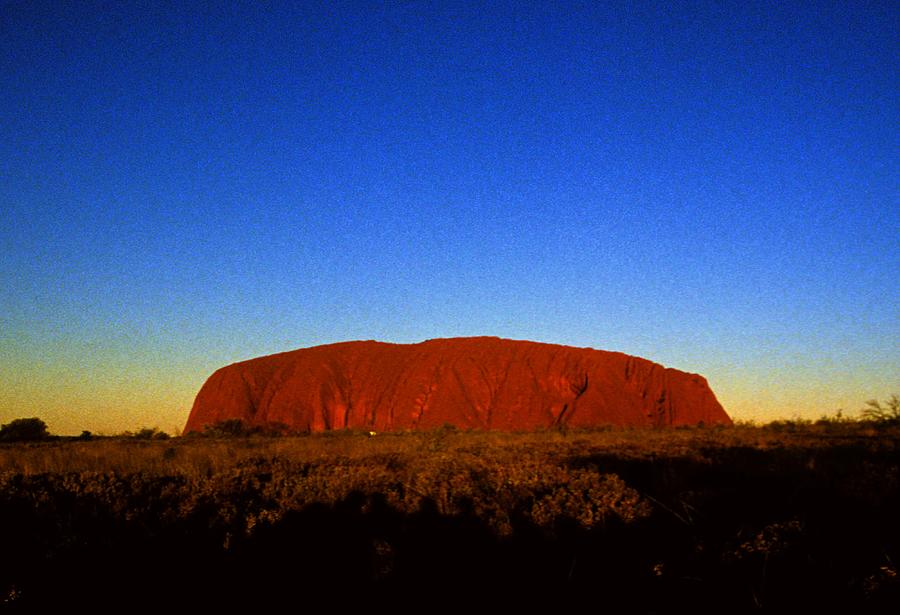 Uluru Photograph - Ayres Rock Uluru by Gary Wonning