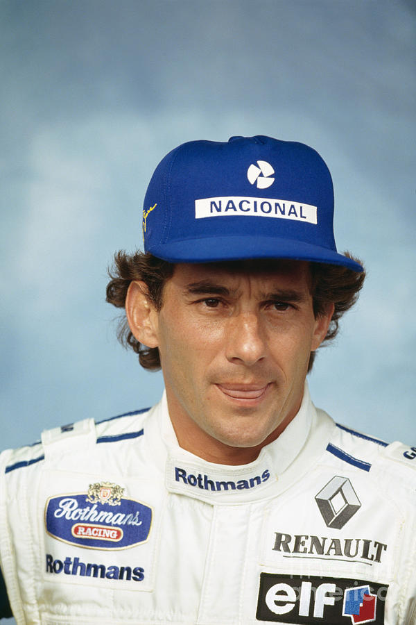 Ayrton Senna. 1994 Brazilian Grand Prix Photograph by Oleg Konin