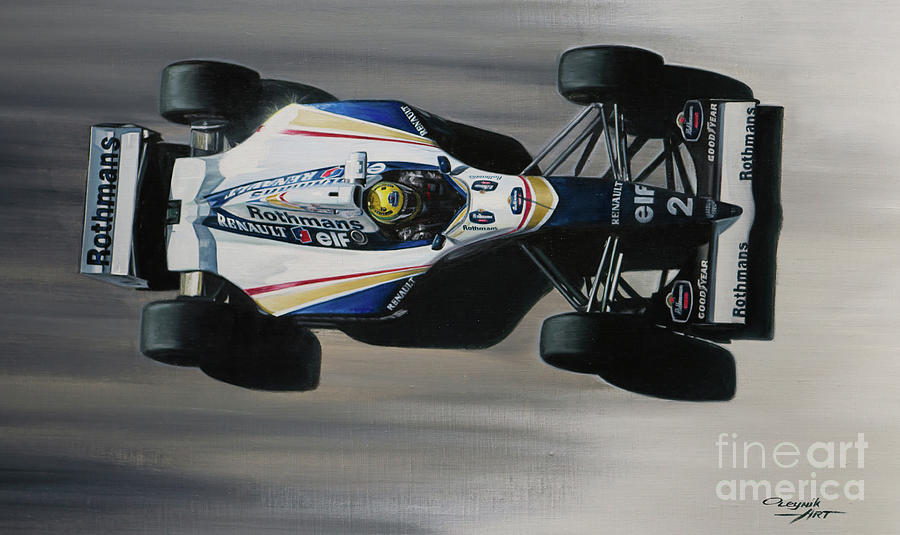 Ayrton Senna - Williams Renault FW16 by Artem Oleynik