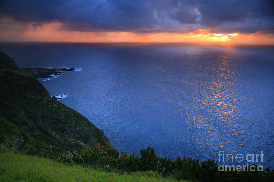 Nature Photograph - Azores islands sunset by Gaspar Avila