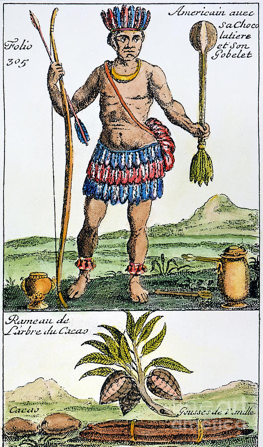 Aztec: Chocolate, 1685 Photograph by Granger
