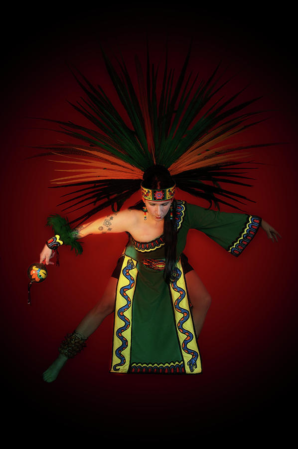 Aztec Dancer Photograph by Jeff Burgess