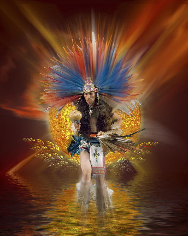 Aztec Native Dancer Photograph by Gordon Engebretson