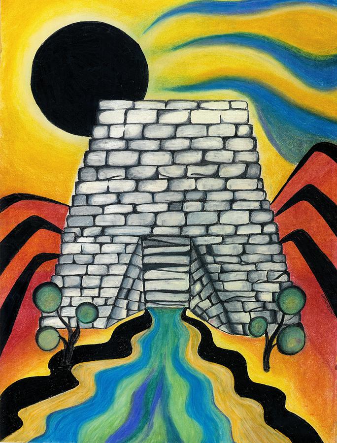 Aztec Pastel - Aztec Sun by Catilin Ott